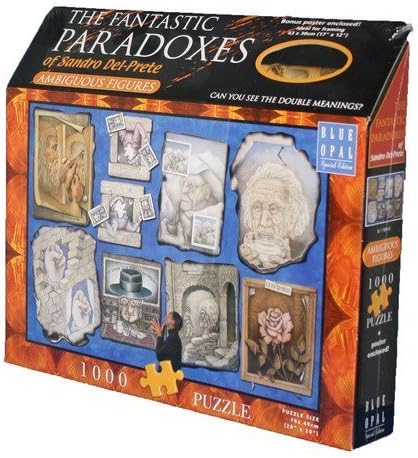 The Fantastic Paradoxes of Sandro Del-Prete 1000 Piece Puzzle with Free Poster