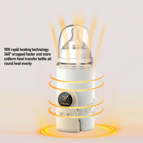 LICAEVEY Settings, (10000mah) Portable Bottle Warmer, Milk Bottle Heat Keeper with Fast Heating, Night Light, Multiple