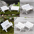 NUOBESTY 15Pcs Mini House Bench Model Doll Furniture Decor for Home