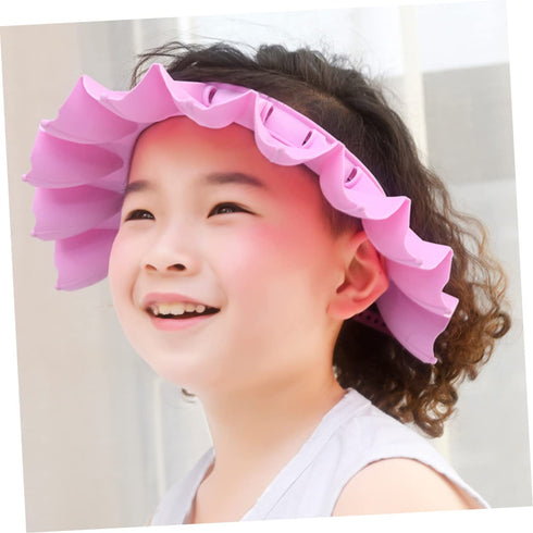Kids Hair Protector - Adjustable Safety Shower Cap for Bathing, Body Wash, and Shampoo Protection for Children