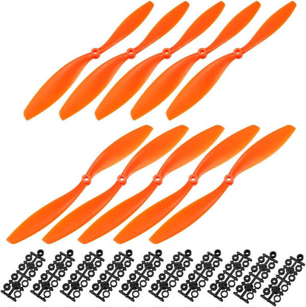 uxcell RC Propellers CW CCW 1045 10x4.5 Inch 2-Vane Fixed-Wing for Airplane