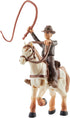 Indiana Jones Worlds of Adventure Action Figure Set with Horse, 2.5-inch for Kids Ages 4 and Up
