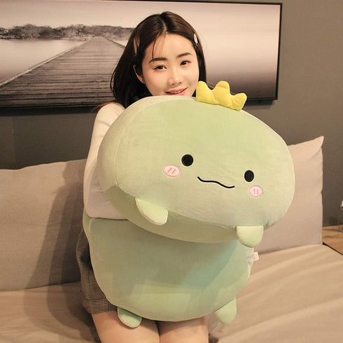 Dinosaur Plush Hugging Pillow, Soft Body Stuffed Animals Toy, 33.5"