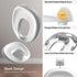 R&T Potty Training Seat for Boys and Girls, Fits Elongated Toilets, Anti-Slip Rubber and Splash Guard, Easy for Toddler