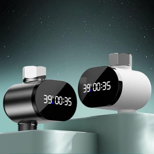 CNANRNANC LED Digital Shower Temperature Display, Waterproof Shower Thermometer,Water Temperature Sensor Gauge