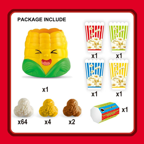 Kids Board Games for Family Night - Who Gets Most Popcorn Board Game for Adults and Kids 8-12, 2-4 Players, Christmas