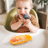 Haakaa Silicone Nibble Freezer Tray, Breastmilk Teething Popsicle Mold, Baby Food Maker, BPA Free Green