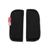 None 2 Piece Seat Belt Strap Covers for Stroller Shoulder Pad for Baby Pushchair Car Seat (Balck)