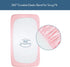 Magik & Kover 2 Pack 52" 28", Stretchy Crib Sheets for Girls, Fitted Crib Sheets for Standard Crib and Toddler Mattress