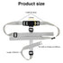 ELLENTAE 1PCS 3 Point Harness Seat Belt for Kids Adjustable Baby Safety Strap Compatible with IKEA Antilop High Chair