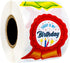 Birthday Ribbon Stickers / 250 Birthday Stickers for Kids / 1 5/8" x 2" School Today is My Birthday Labels