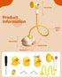 1-3, Duckie Baby Bath Shower Head, Toddler Bath Toys for Kids Ages Baby Shower Head for Bathtub with Three Squirting