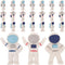 ibasenice Astronaut Erasers, 24PCS Mini Space Erasers, 3D Cartoon Astronaut Shaped Erasers for Kids Classroom Rewards