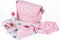 BABESIDE 8 Pcs Baby Doll Diaper Bag Set for 17-22 inch Dolls,