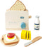 PairPear Pop up Toaster Play Kitchen Playset - Wooden Toy Food 11