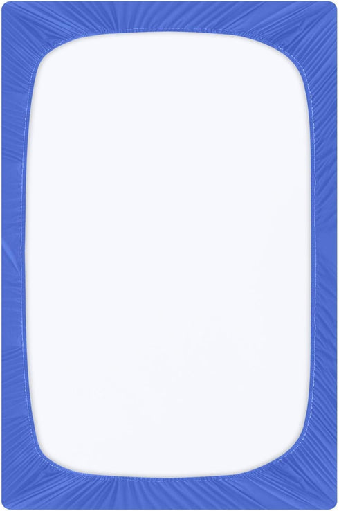 Pigsaly RoyalBlue 27x39 Inch Crib Sheets Baby Sheet for Standard Crib Mattress Boys Girls Toddler Bed Sheets Playard