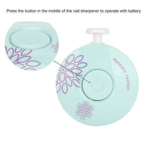 Trimmer Infant Safe HYGIENIC Portable Electric Nail Baby Toddler Nail Clipper Baby Nail File