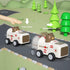 Zero Zoo 1 2 3+ Baby Toy Cars for Year Old Toddler, City Guard Series Press and Go, Pull Back Vehicle with Soft Plush