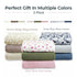 MOZAH 3 Pack Organic Muslin Swaddle Blankets - Pink, Olive and Pink Leaves - - for Baby Boy or Girl - Ideal