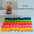 WAMSOLE 50 Pcs Multicolor Mini Rubber Ducks Baby Bath Toy ,Children Squeak and Float Colored Small Ducks in Bulk