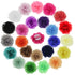 inSowni 24PCS Alligator Hair Clips, 3" Chiffon Flower Barrettes, Hair Bow Accessories for Toddlers Baby Girls
