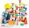 Marble Run 135 PCS Building Block Toys, Gravitrax Marble Maze for Kids, STEM Learning Gift for Ages 3-9