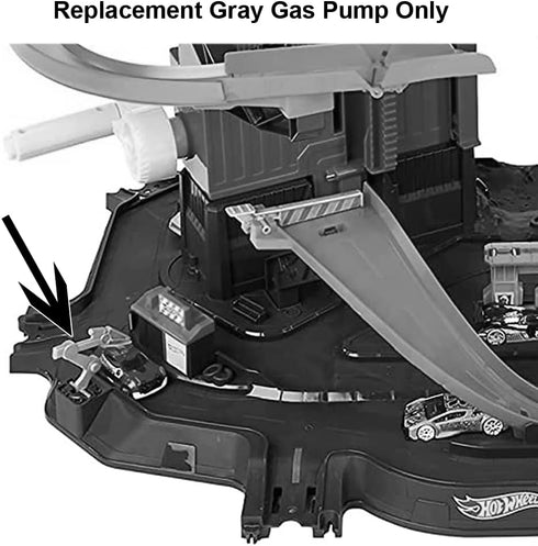 Hot Wheels Replacement Parts for City Ultimate Garage GJL14 - Die-Cast Cars Playset, Replacement Gray Gas Pump