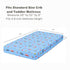 2 Pack 100% 28in 52in, Everyday Kids Fitted Boys Crib Sheet, Soft Breathable Microfiber Baby Sheet, Fits Standard Size