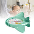 Green Airplane Baby Bath Thermometer for Accurate Water Temperature