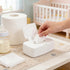 Diaper Wipe Holder: Baby Wipes Dispenser with Push-Button Lid Wipe Container Storage for Car Wet Tissue Case Makeup
