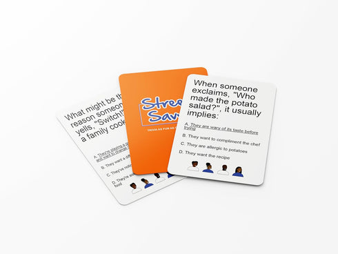 Street Savvy - The Ultimate Hood Trivia Game with 100 Engaging Cards for Unforgettable Parties
