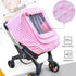 BigHippo Car Seat Covers for Babies,Baby Car Seat Cover for Boys Girls, Windproof Infant Carseat Cover,Kick-Proof Car