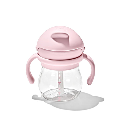6 oz. OXO Tot Transitions Straw Cup with Removable Handles - - Blossom
