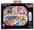 French Bull 11" Kids Everyday Tray - Divided Tray and Spoon Set, Farm Animals (74411)