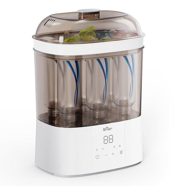 Bear Bottle Sterilizer and Dryer, 2 Layers Large Electric Steam Baby Bottle