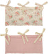 Surakey Baby Crib Pocket with Straps Hanging Baby Diaper Caddy Organizer, Diaper Stacker Classified Storage Bag