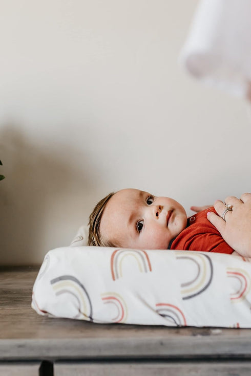 Kona Copper Pearl Premium Knit Diaper Changing Pad Cover - Soft & Stylish