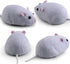 Tipmant Mini RC Mice - IR Remote Control Rat Mouse Animal Prank Joke Toys for Cat Dog Kids, White