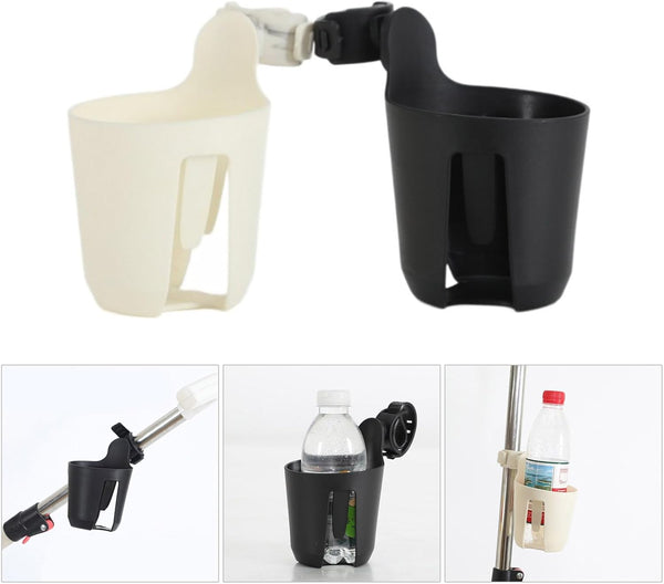 WAGHAVEN 360 Universal-Strollers Cup Holder, Strollers Storage Rack, Degrees Rotation Drink Holder for Bike, Pushchair