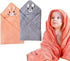 BLISS HOMY 2 pack Hooded Bath Towel for Toddlers Soft & Absorbent Kids Towel