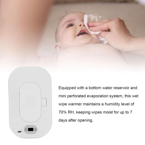 Yunir Dispenser,30 Wipe Warmer, Wipe Warmer and Baby Wet Wipes Seconds Fast Even Heating, Baby Wipe Warmer for Babies