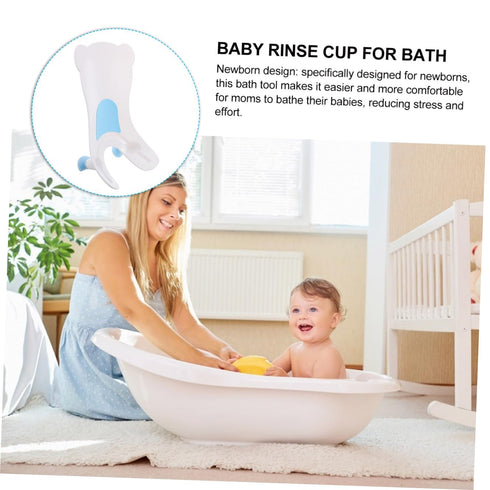 BESTonZON Butt Washing Tool Portable Sink Bathtub for Newborns Boy Girl Bedside Shampoo Basin Bath Accessories