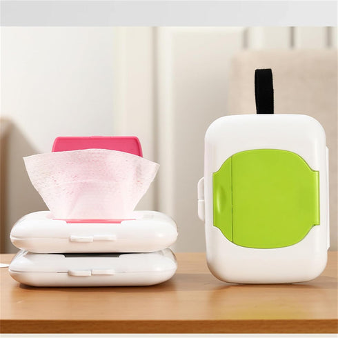 Reusable Wet Wipe Container for Strollers - Travel-Friendly Dispenser