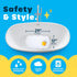 17 29, SlipX Solutions Cloud Shaped Kid & Baby Bath Mat for Tub & Shower x Non-Slip Bathmat, Soft Loofah Cushioning
