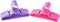 MyBrittany's 24 Pack 12 Pink 12 Purple Plastic Doll Hangers Fits 18