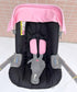 Generic Set Replacement Canopy & Seat Cushion Compatible with Doona+ Car Seat Stroller - Sunshade Cover & Textile