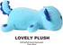 13") Onsoyours Cute Axolotl Plushie, Soft Stuffed Animal Salamander Plush Pillow, Kawaii Plush Toy for Kids (Blue