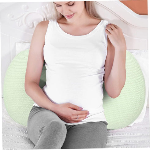 Cabilock U-Shaped Maternity Pillow for Pregnant Women Lumbar Support Cushion Comfortable Side Sleeping Pillow Expecting