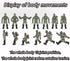 8 PCS Building Block Action Mini-Figures with Military Weapons Accessories, Army City Policeman SWAT Model Toys