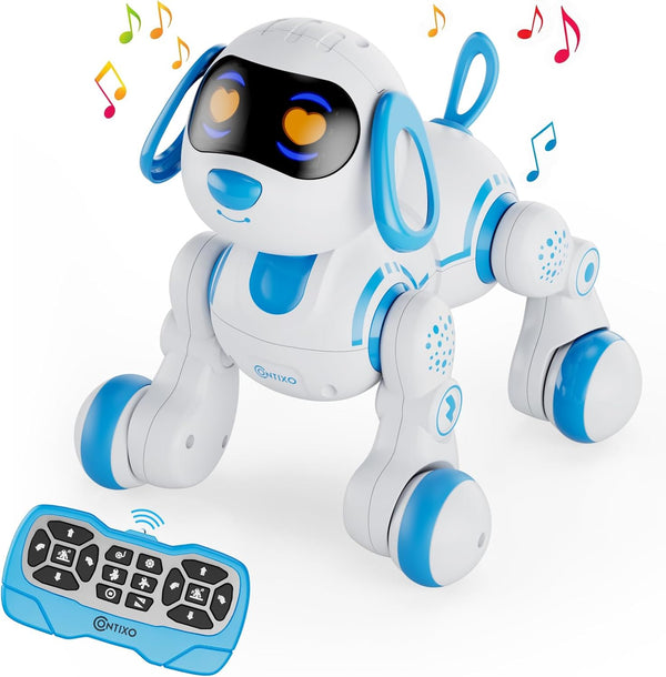 Contixo R3 Robot Dog Kids Toy - Remote Control Robots Interactive Smart